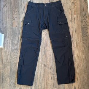 Kuhl Renegade Convertible Pants - 36x32 Black